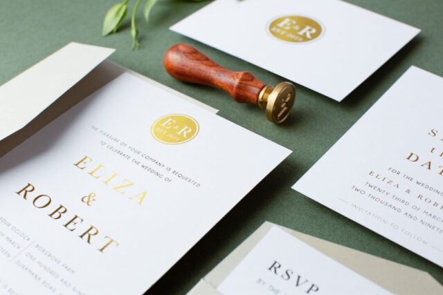 Monogram Wedding Invitations