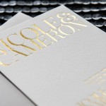 Gold foil wedding invitations 1