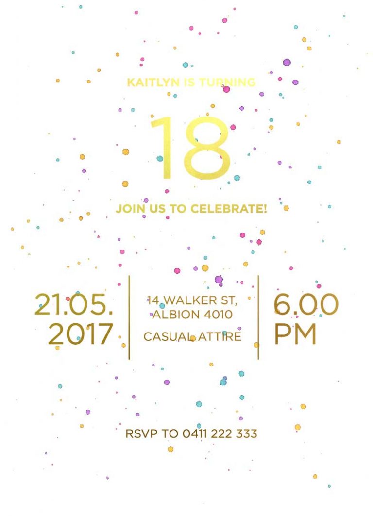 Our top 10 birthday invitation templates for teenagers Paperlust