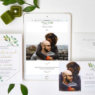 Paperlust partners with Joy to bring you free matching wedding websites