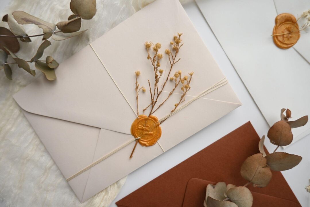 How to wax seal envelopes  DIY Wedding Invitations 