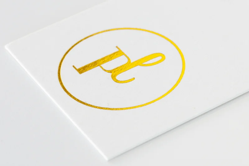Gold foil color swatch