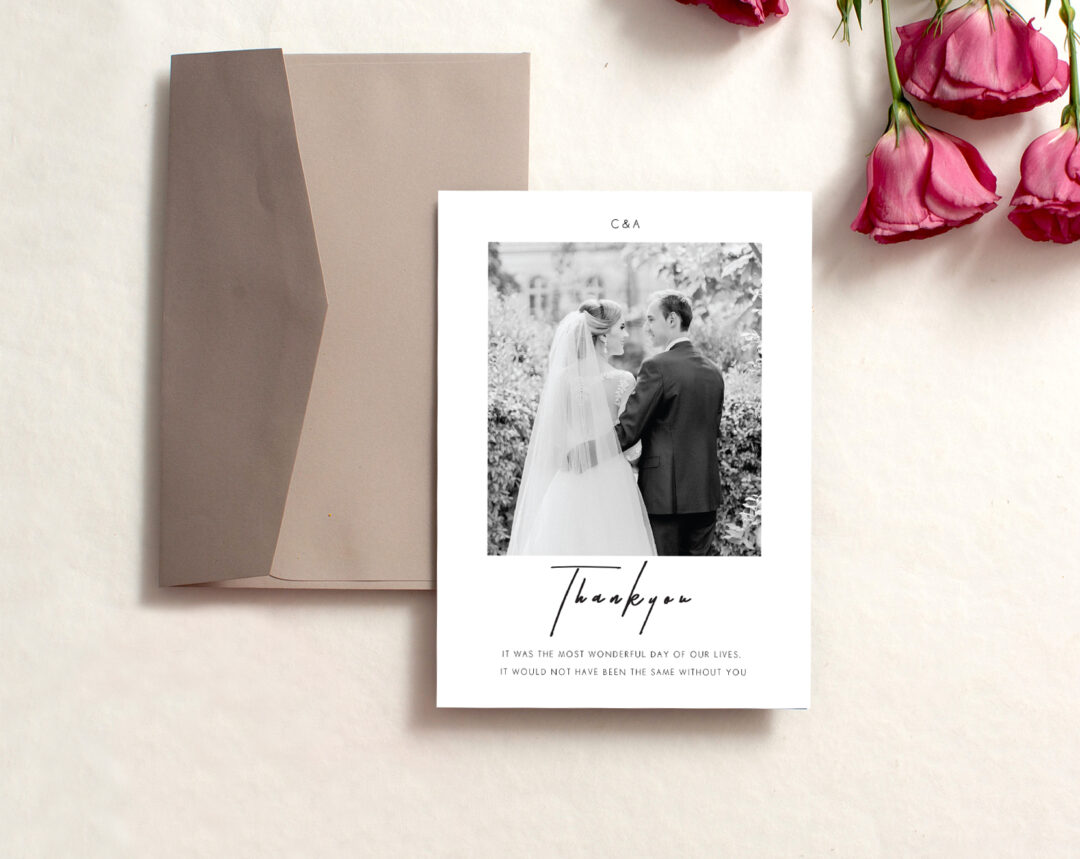 thank you note to wedding dress designer How to Get Your Wedding Thank-You Card Wording Right