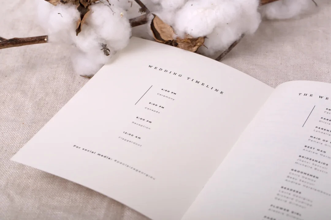 Wedding Program Wording: 30+ Examples for Every Style | Paperlust ...
