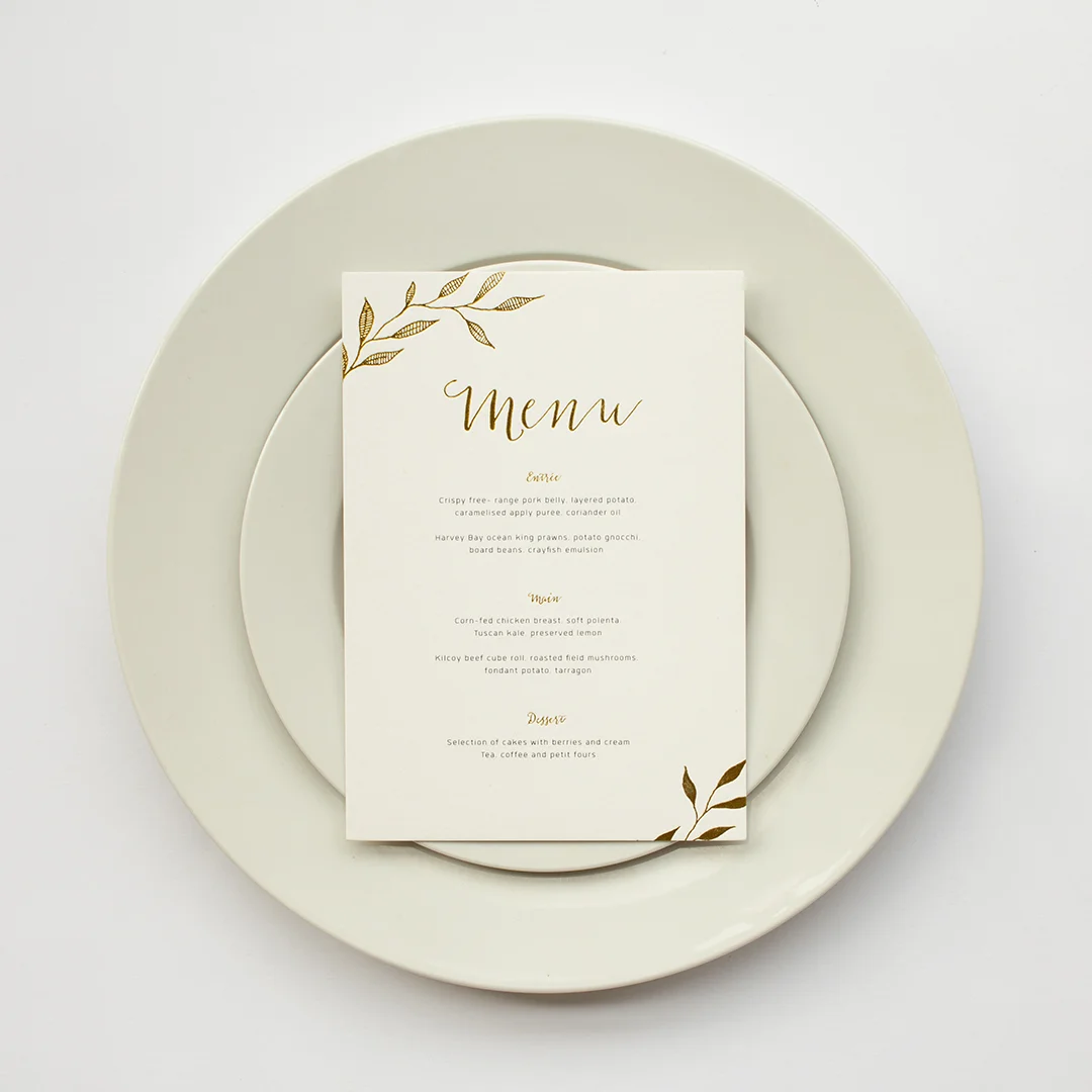 Range of magnet designs showing print method variety wedding stationery