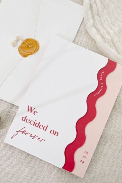 Flutter wedding invitation suite — Paperlust