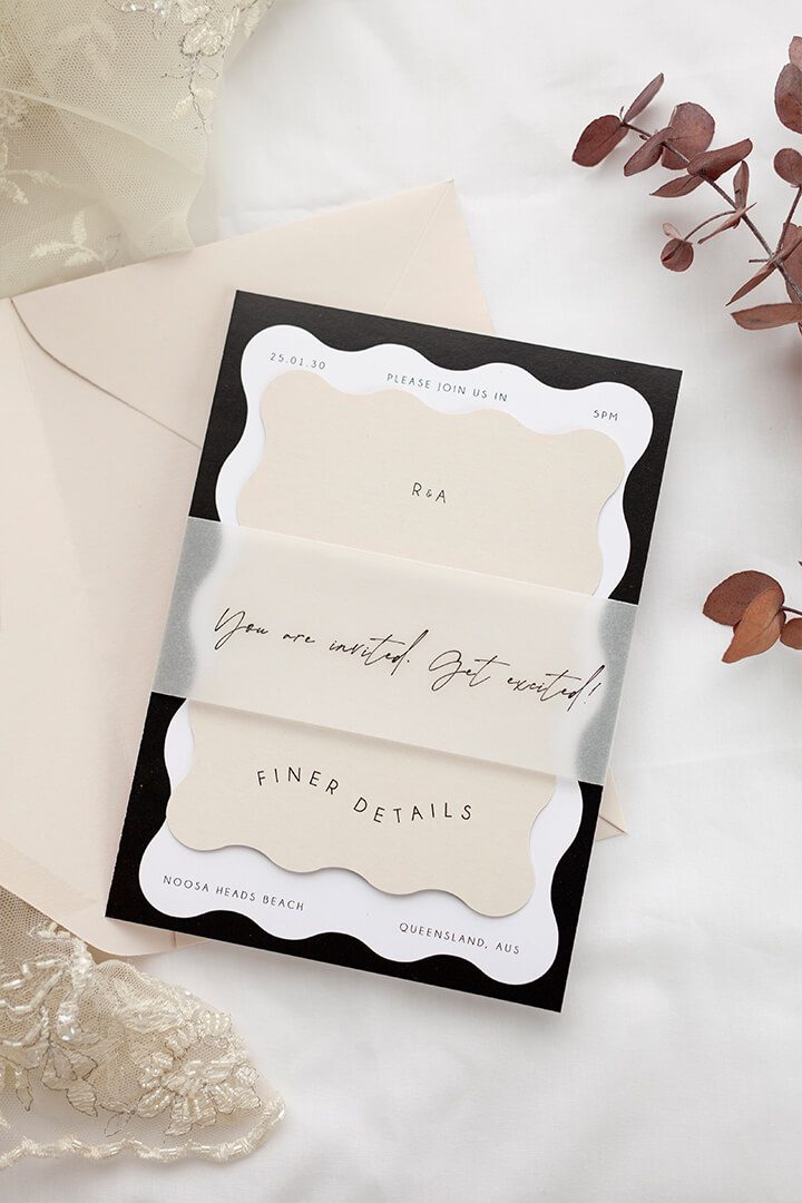 Soft Neue wedding invitation suite — Paperlust