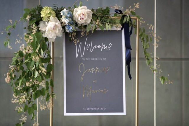 Wedding welcome sign, Paperlust