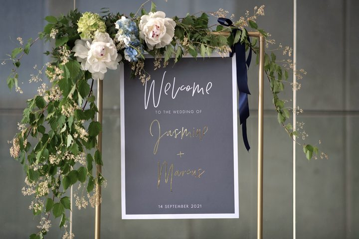 Wedding welcome sign, Paperlust