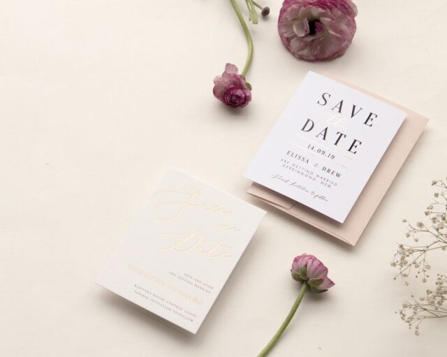 Save the date card, Paperlust